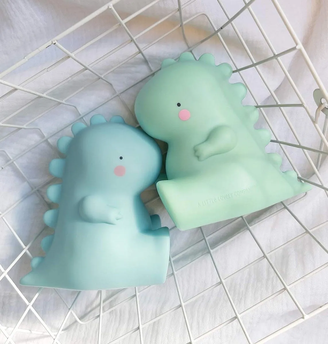 A Little Lovely Company Little Light T-Rex lampje groen timer