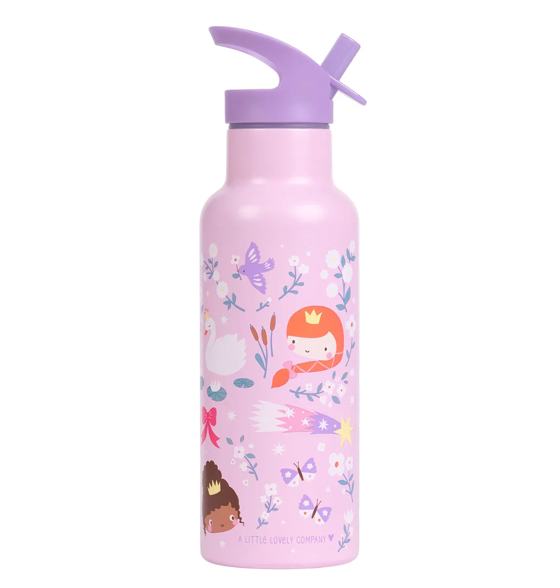A Little Lovely Company drinkfles Prinsessen 500 ml XL RVS