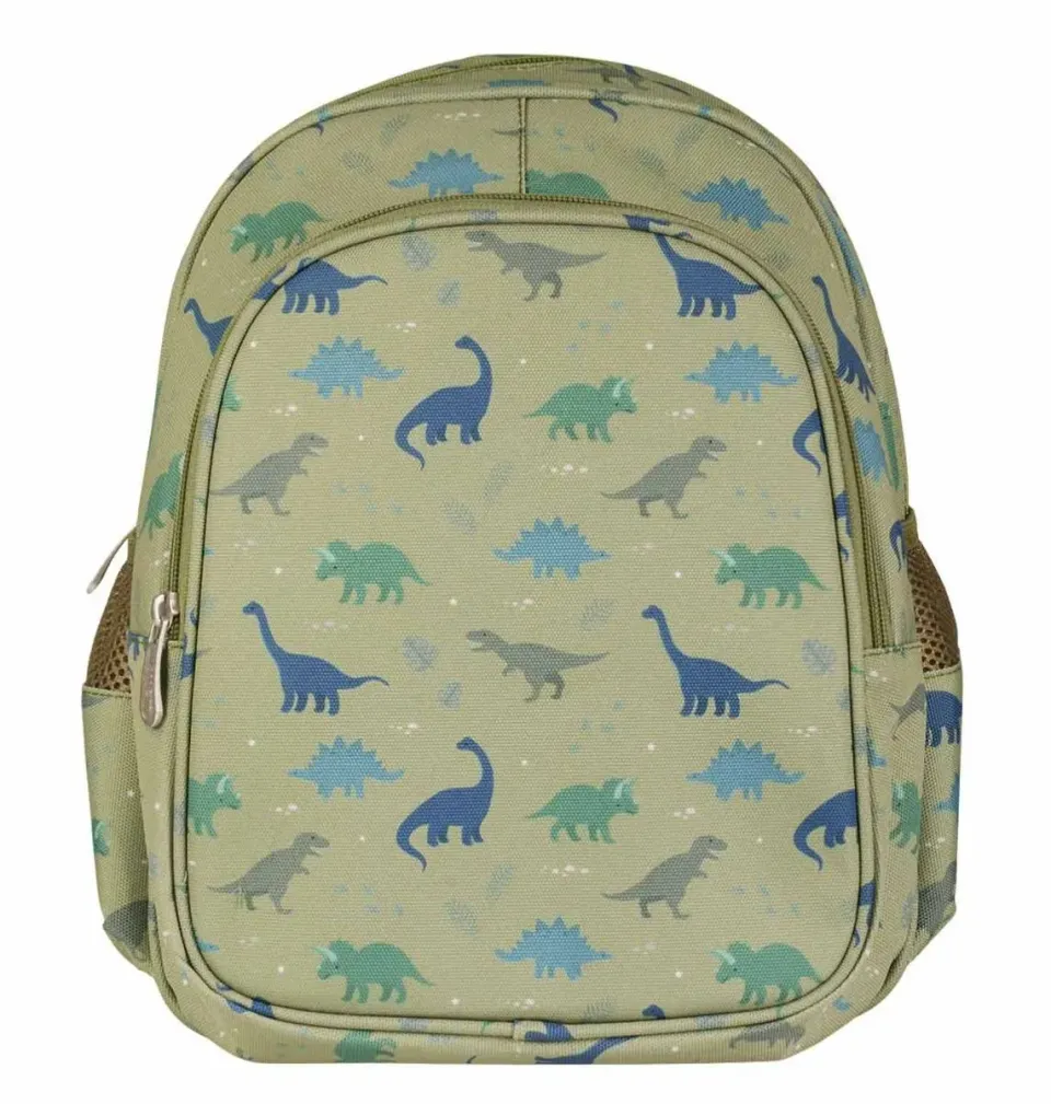 A Little Lovely Company Dinosaurussen rugzak groen kind