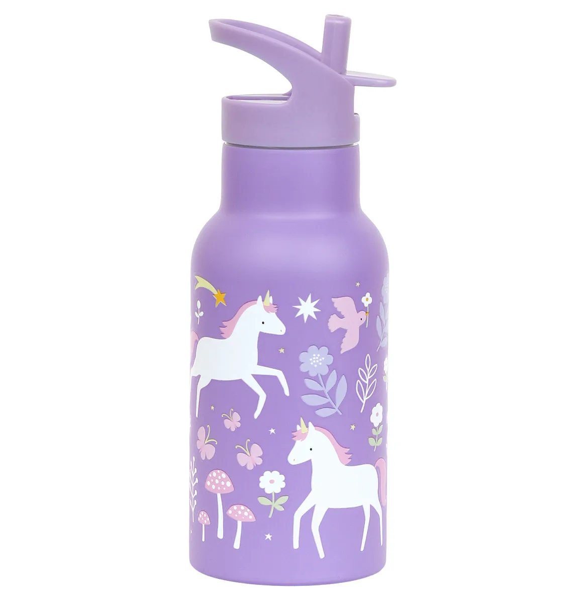 A Little Lovely Company Unicorn Dreams rvs drinkfles 350 ml