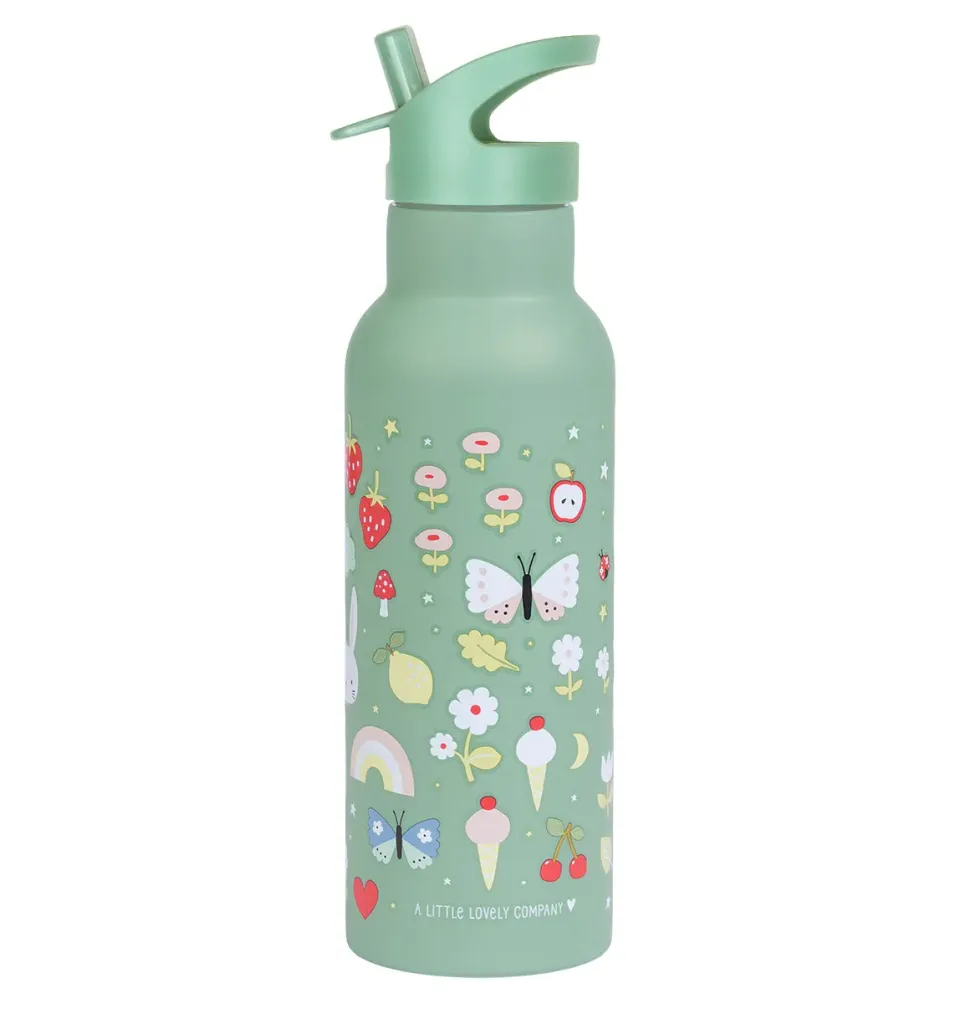 A Little Lovely Company Joy XL rvs drinkfles 500 ml