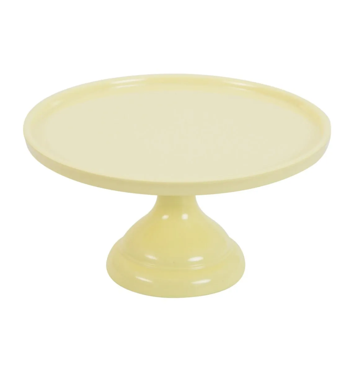 A Little Lovely Company taartplateau klein geel melamine