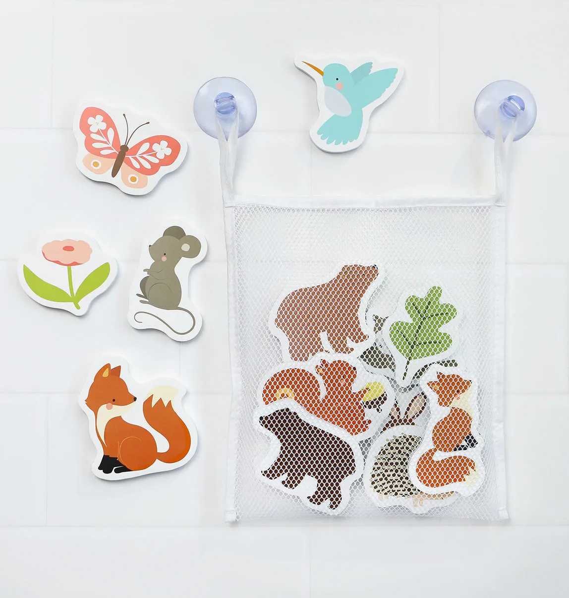 A Little Lovely Company Bosvriendjes foam badspeelgoed 14-delig