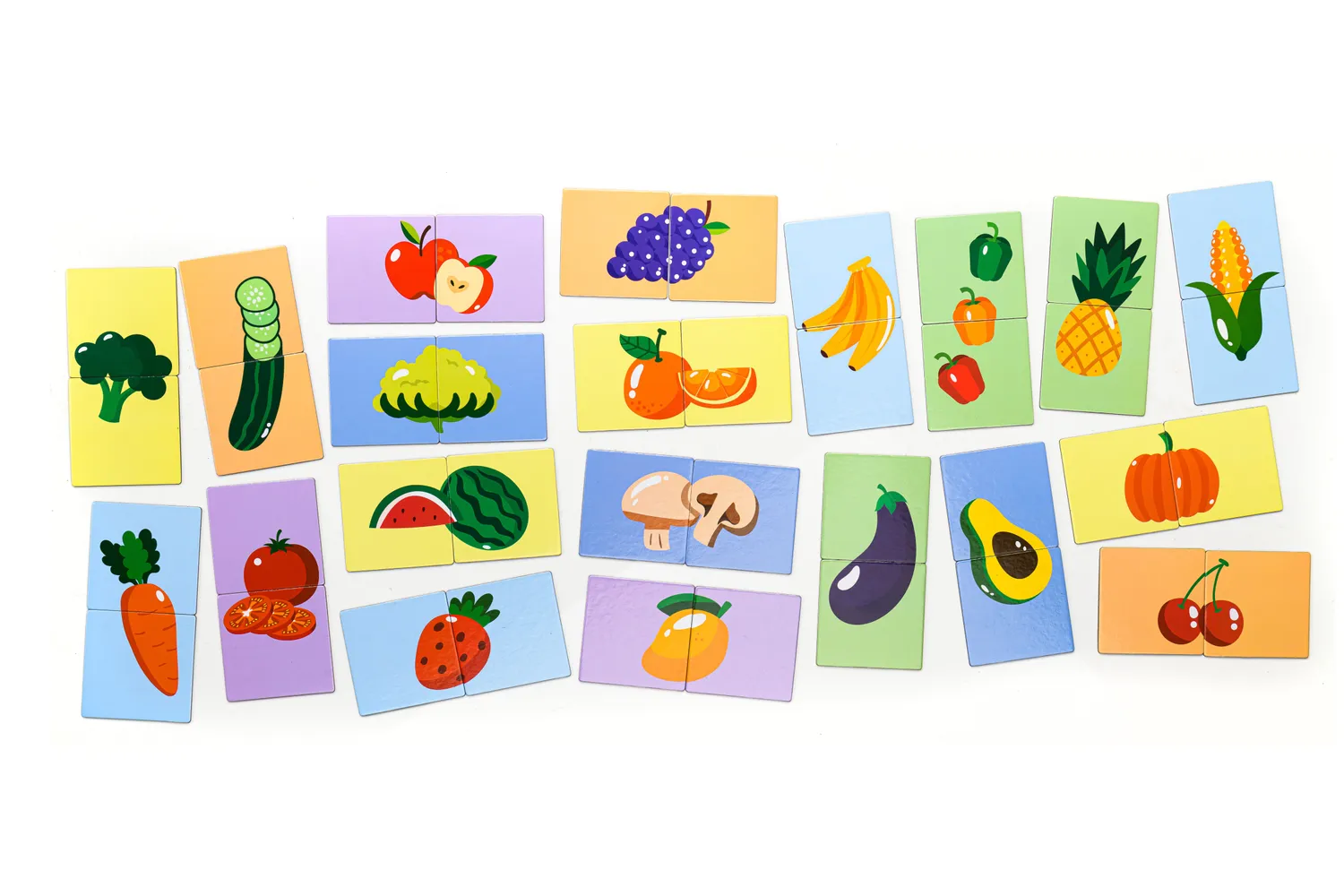 Kinderly Baby Magnetische Puzzel Groente Fruit 40-delig