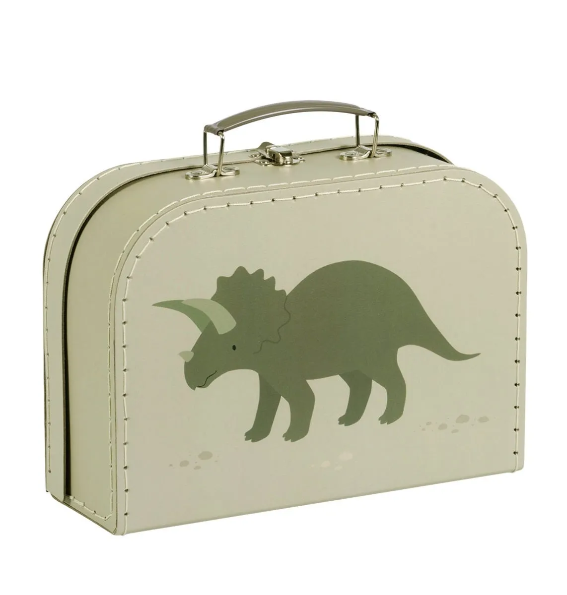 A Little Lovely Company Dinosaurussen kofferset 2 stuks groen karton