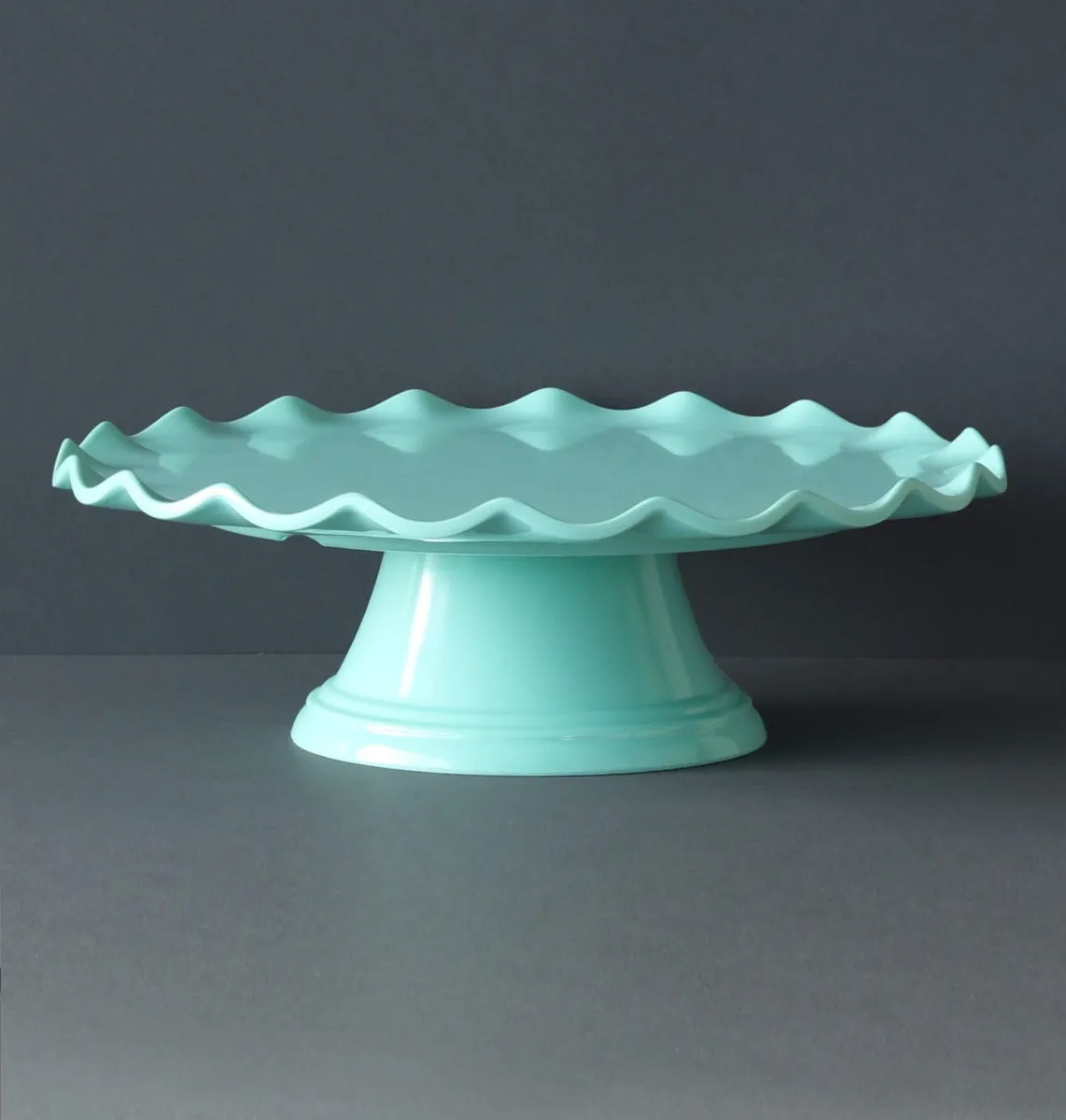 A Little Lovely Company Golfjes taartplateau mint melamine