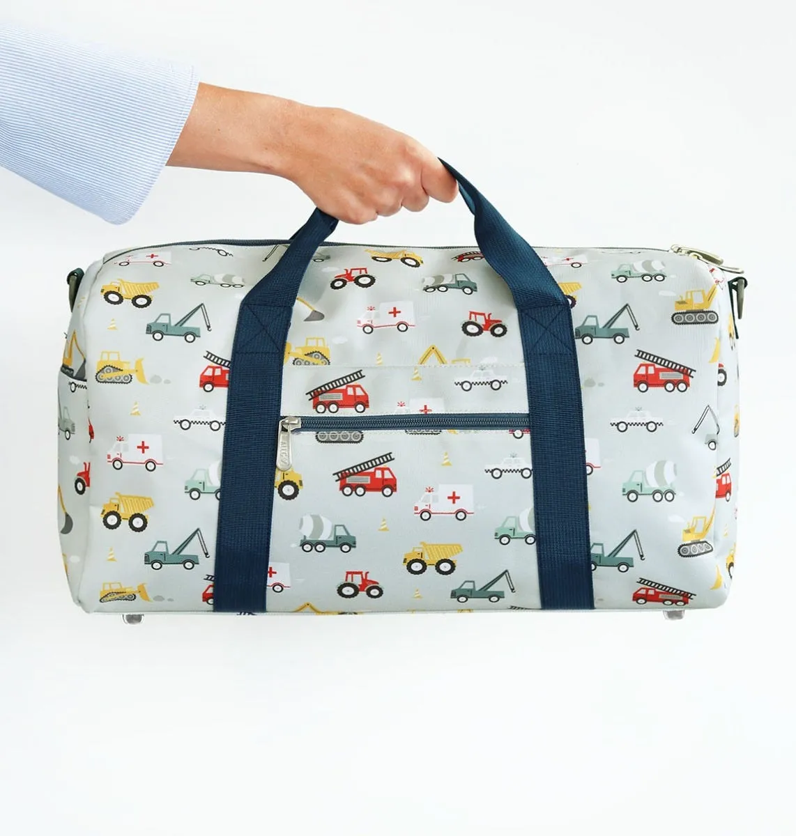 A Little Lovely Company Voertuigen weekendtas blauw handbagage