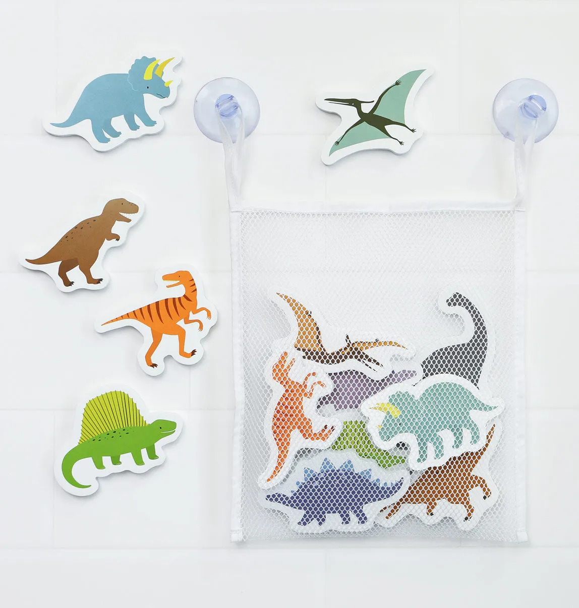 A Little Lovely Company Dinosaurussen badspeelgoed foam 14dlg
