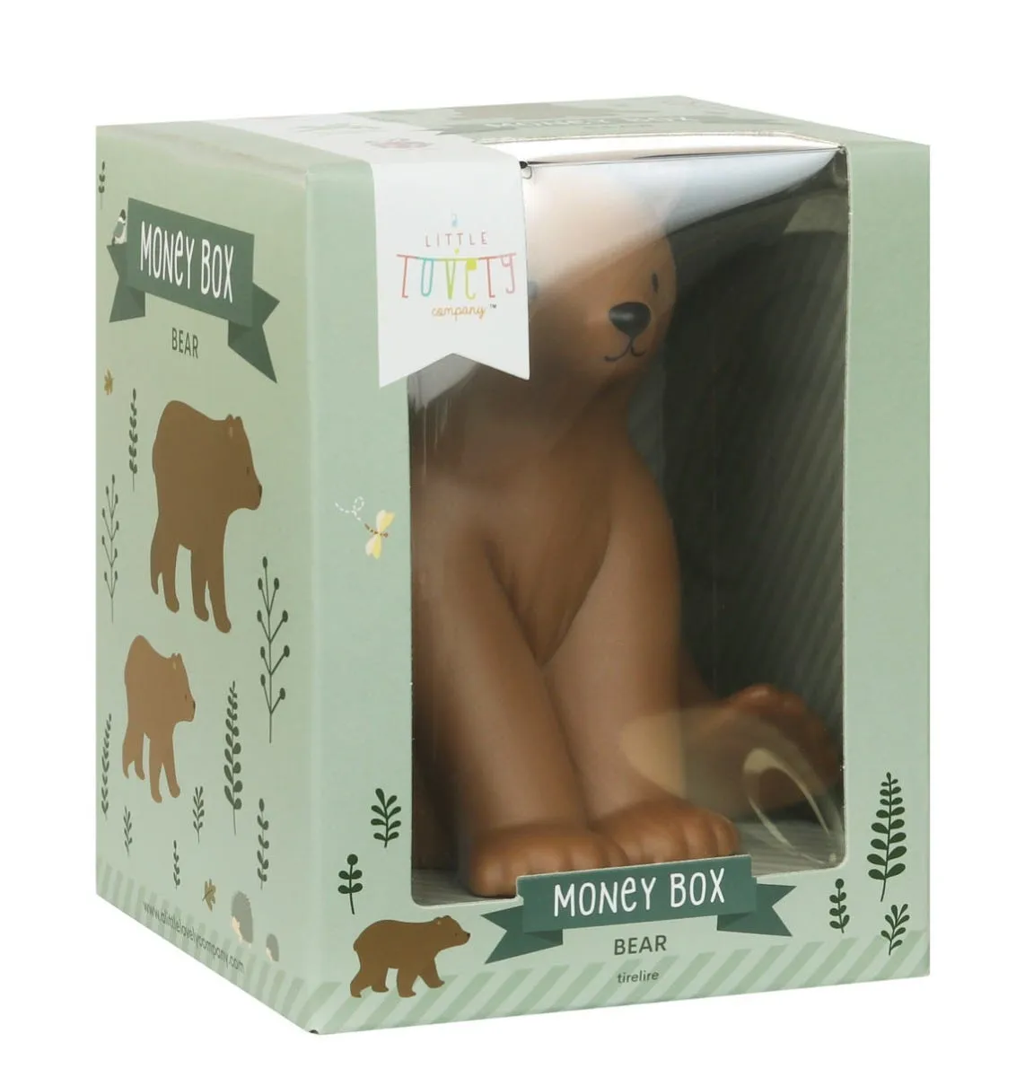 A Little Lovely Company Beer spaarpot bruine beer voor kinderen