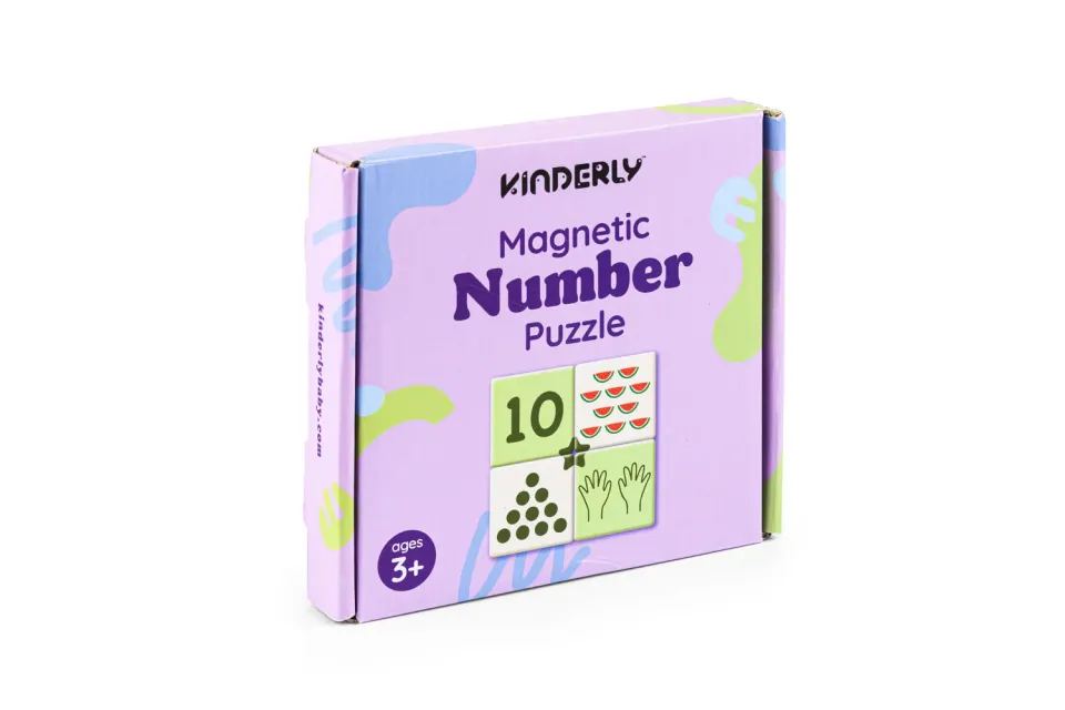 Kinderly Baby Nummerpuzzel magnetisch 40-delig leren tellen