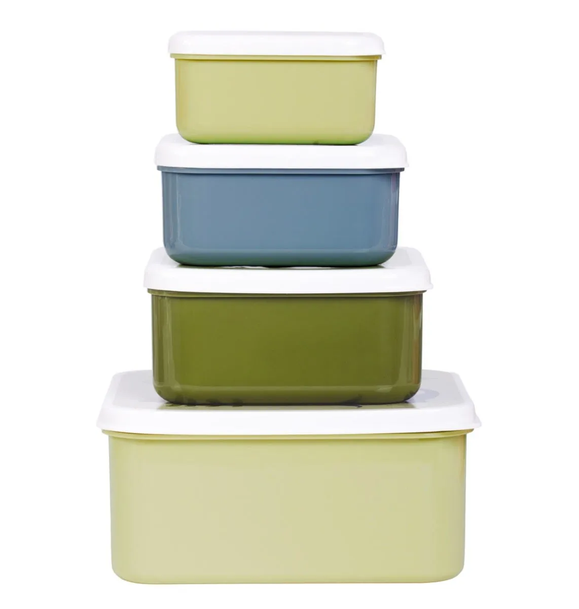 A Little Lovely Company Dinosaurussen lunch snackbox set 4-delig