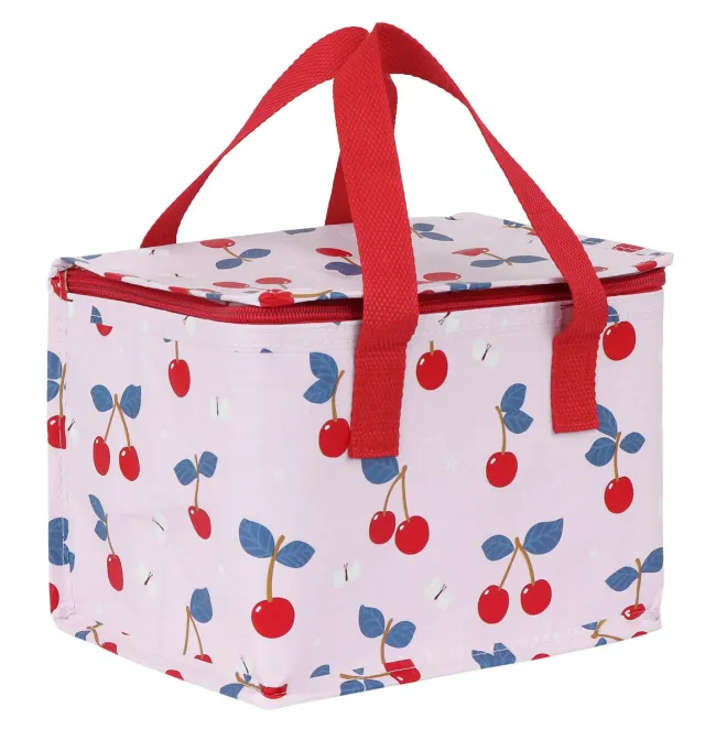 A Little Lovely Company Kersen koeltasje roze gerecycled