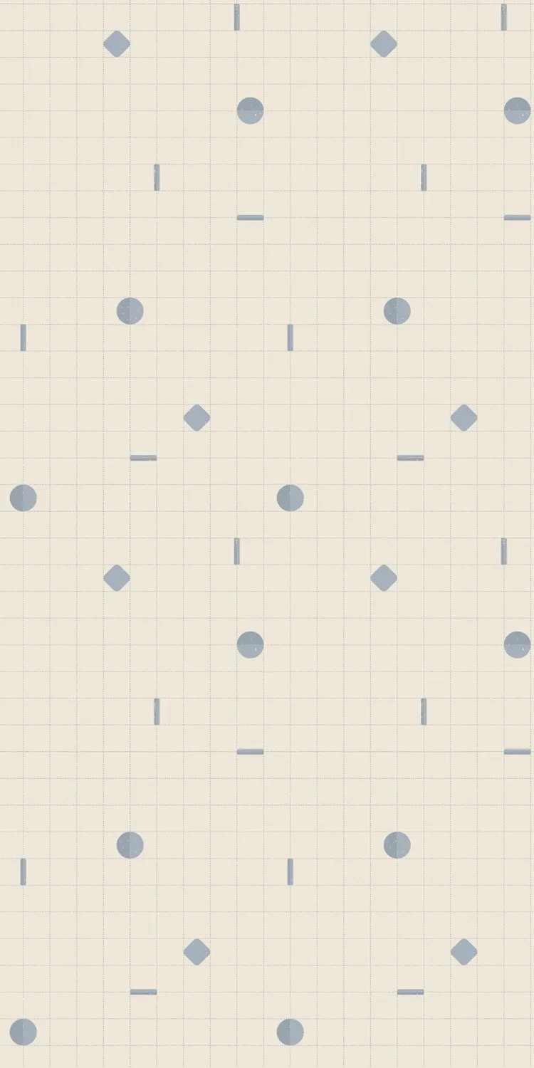Little Amour Playful Grid behang blauw 1 rol