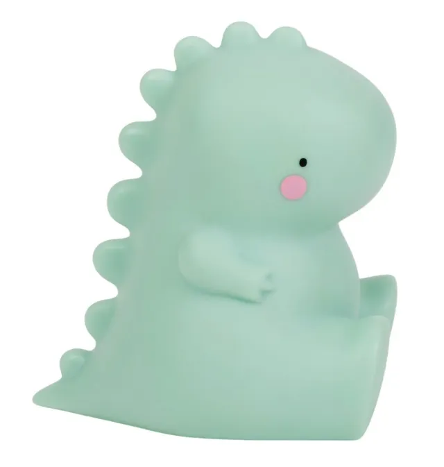 A Little Lovely Company Little Light T-Rex lampje groen timer