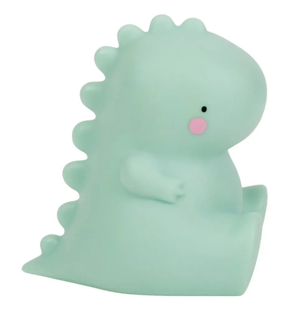 A Little Lovely Company Little Light T-Rex lampje groen timer