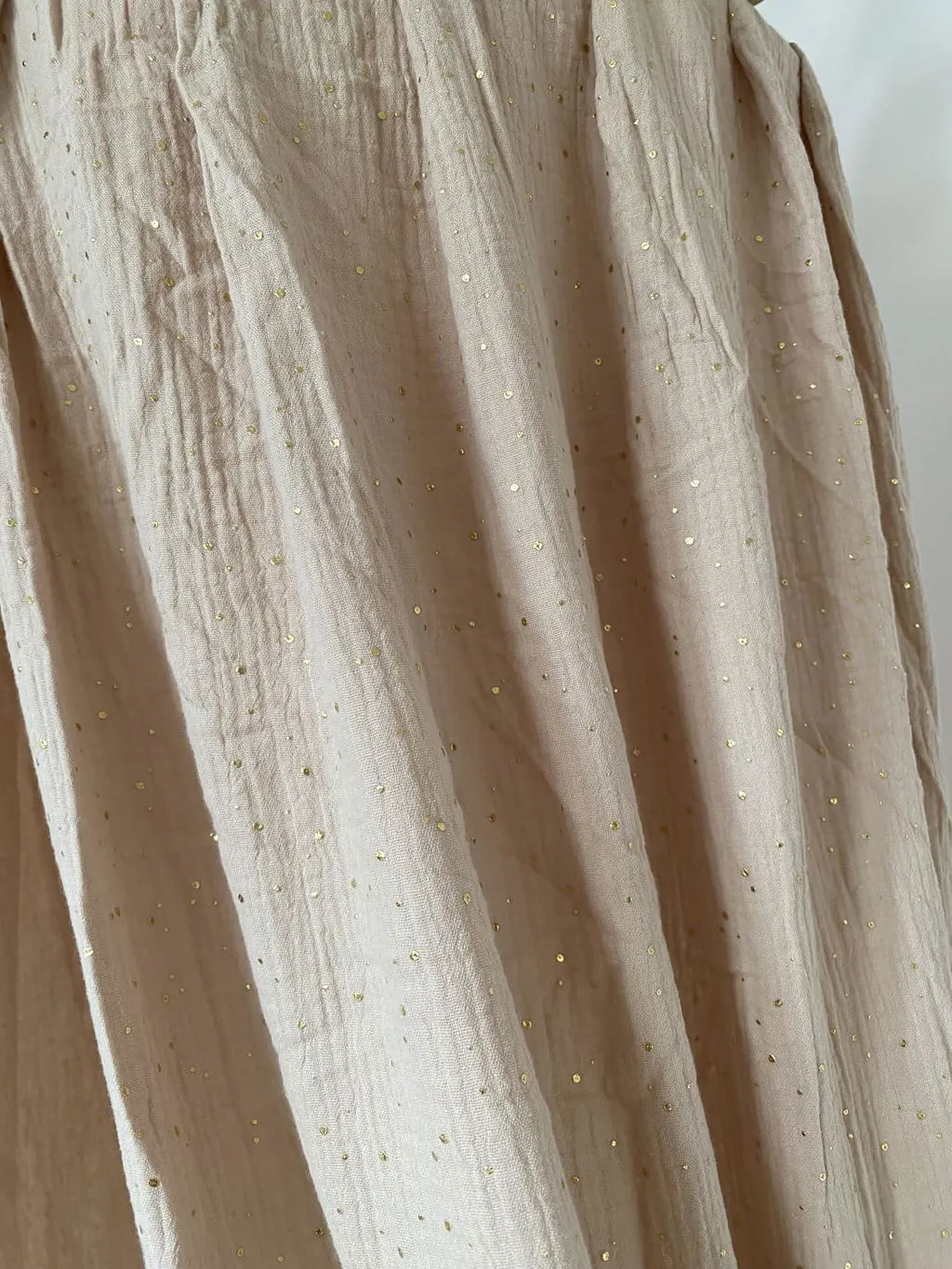 Lilimaus Kuschelecke baldakijn set met kussen muslin beige