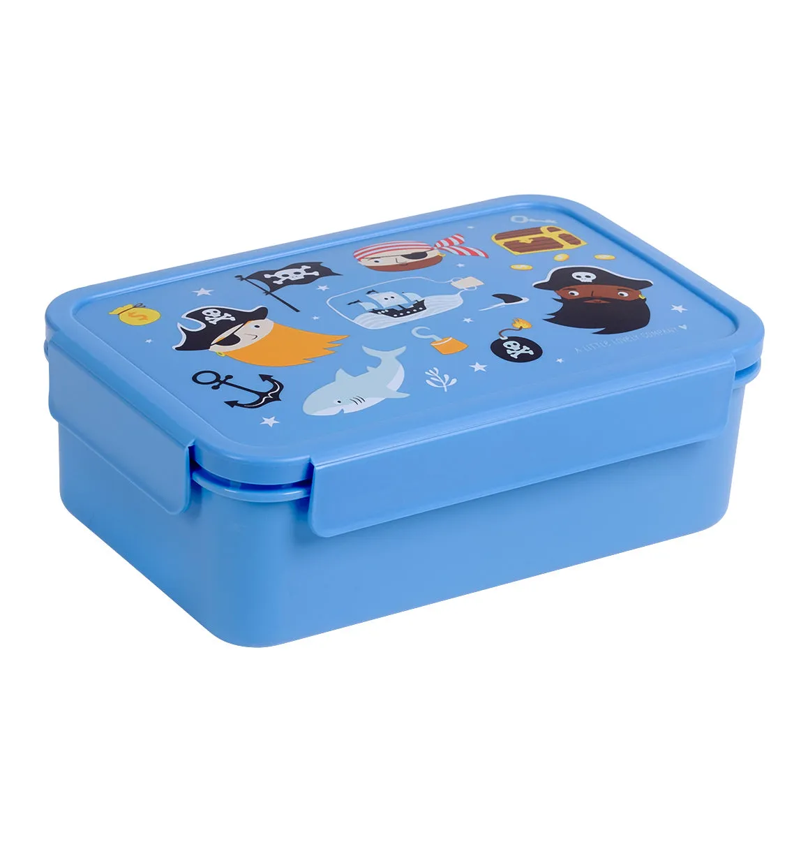 A Little Lovely Company Piraten bento lunchbox met vakken