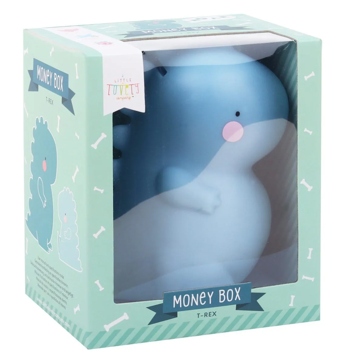 A Little Lovely Company T-Rex spaarpot dino groen voor munten