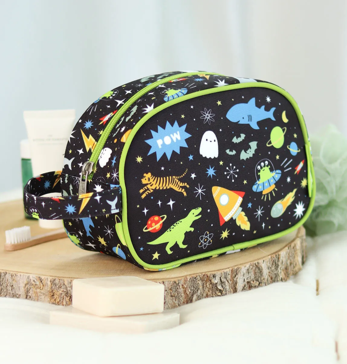 A Little Lovely Company Galaxy toilettas zwart ruim