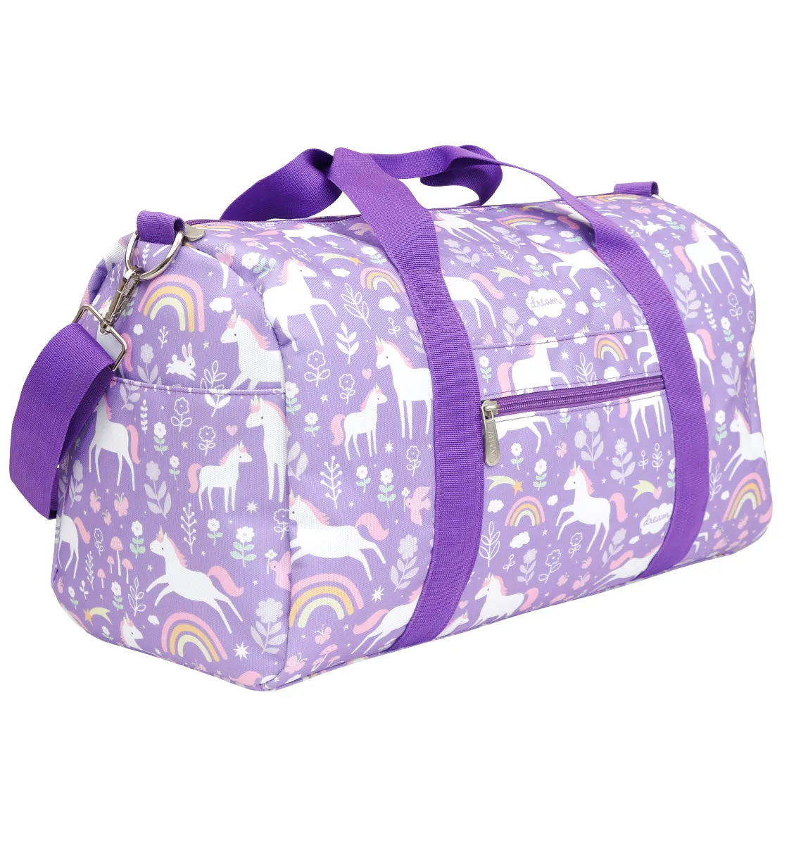 A Little Lovely Company Unicorn Dreams weekendtas paars