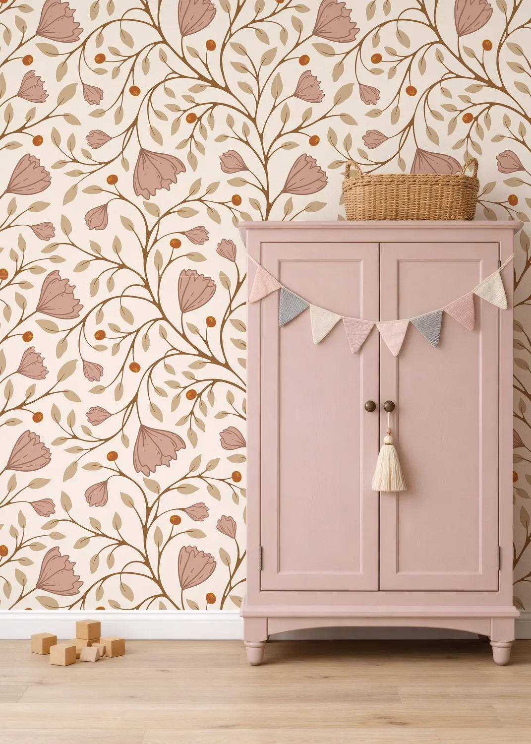 Little Amour Secret Garden behang rose 1 rol bloemen