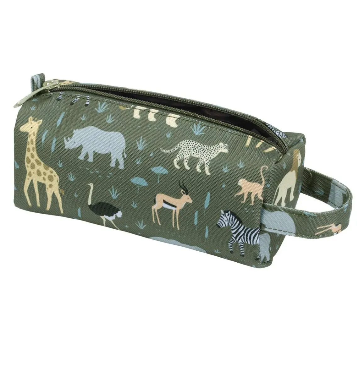 A Little Lovely Company Savanne etui groen polyester