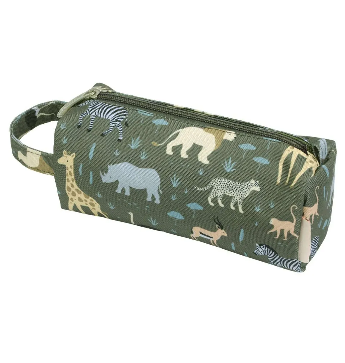 A Little Lovely Company Savanne etui groen polyester