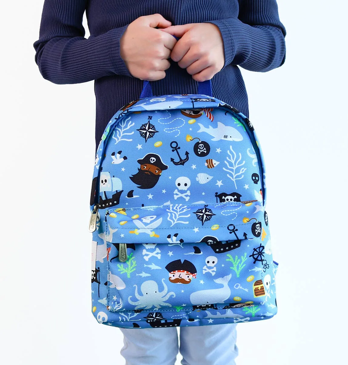 A Little Lovely Company Piraten Rugzakje Blauw met Borstriem