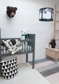 Hartendief Vollmond hanglamp 30 cm sterrenhemel