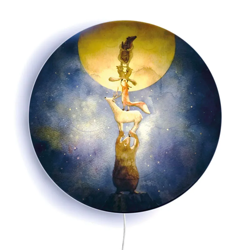 Hartendief Maankus lamp wandlamp 45 cm E14