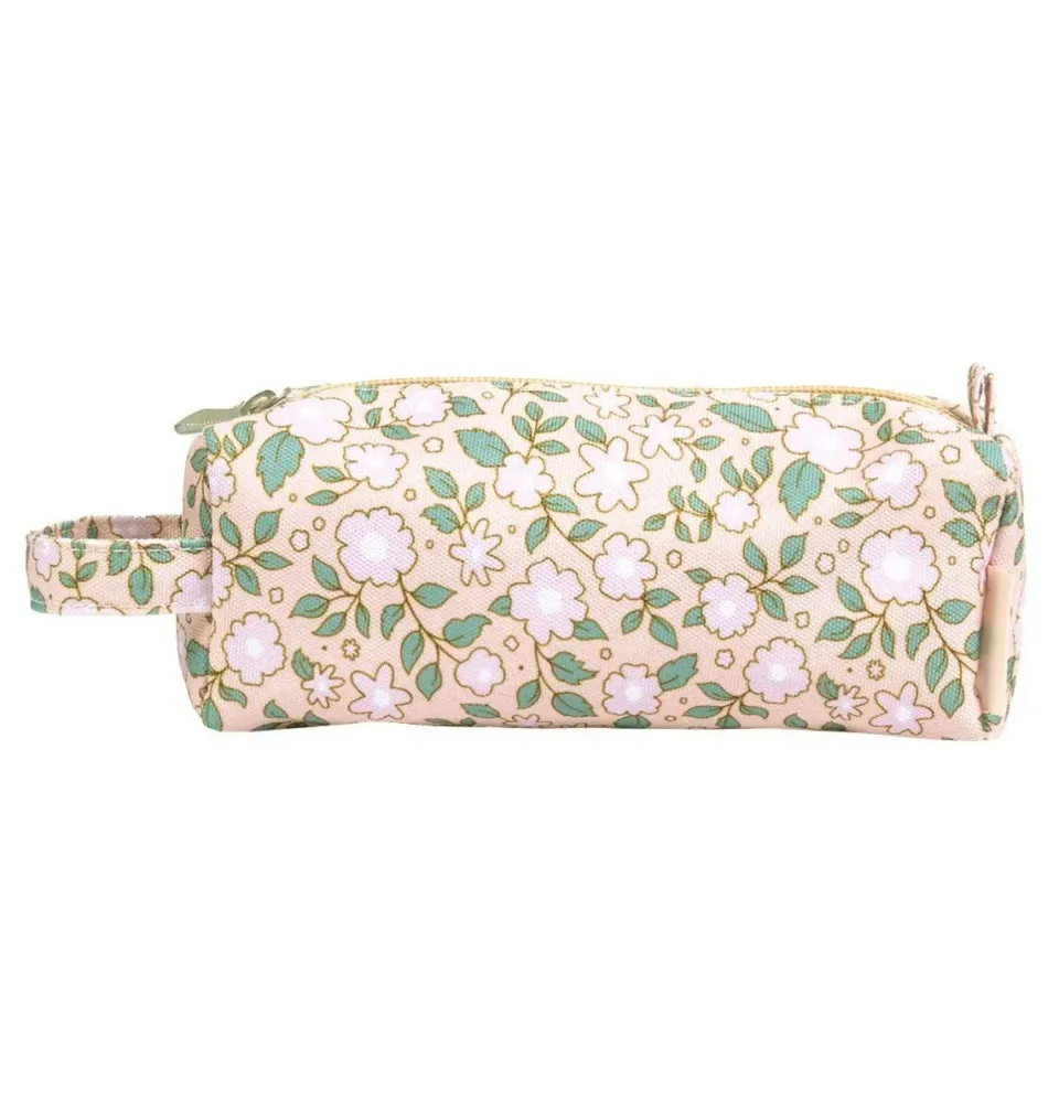 A Little Lovely Company Bloesems etui roze bloemenprint