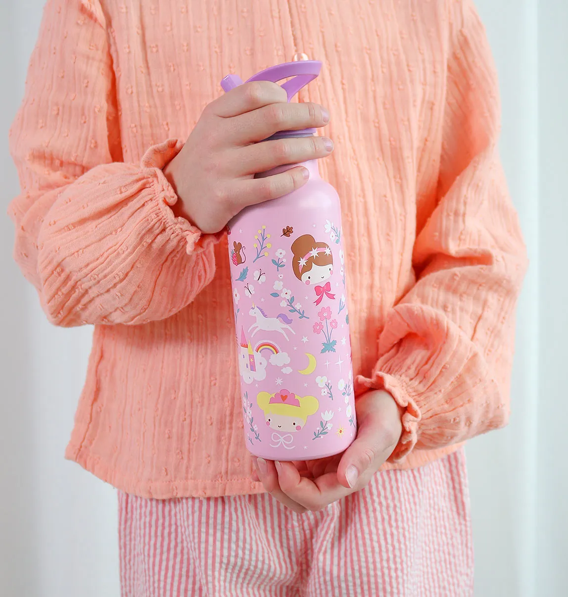 A Little Lovely Company drinkfles Prinsessen 500 ml XL RVS