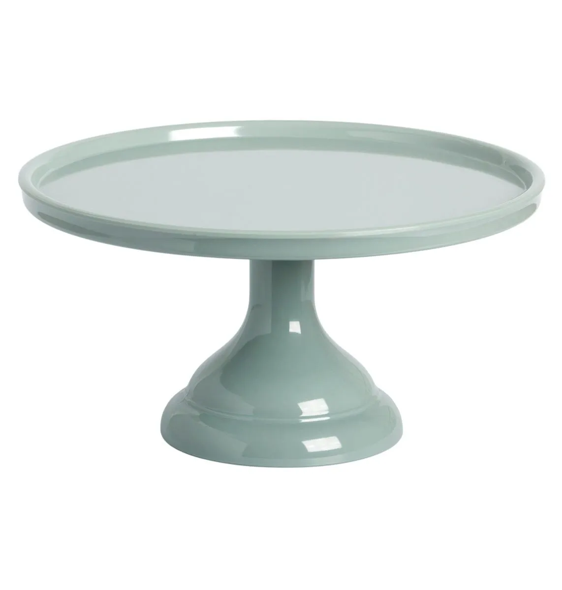 A Little Lovely Company taartplateau klein saliegroen melamine