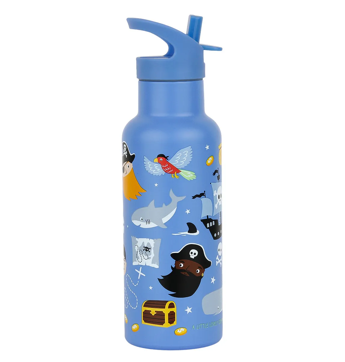 A Little Lovely Company XL Drinkfles Piraten RVS 500 ml