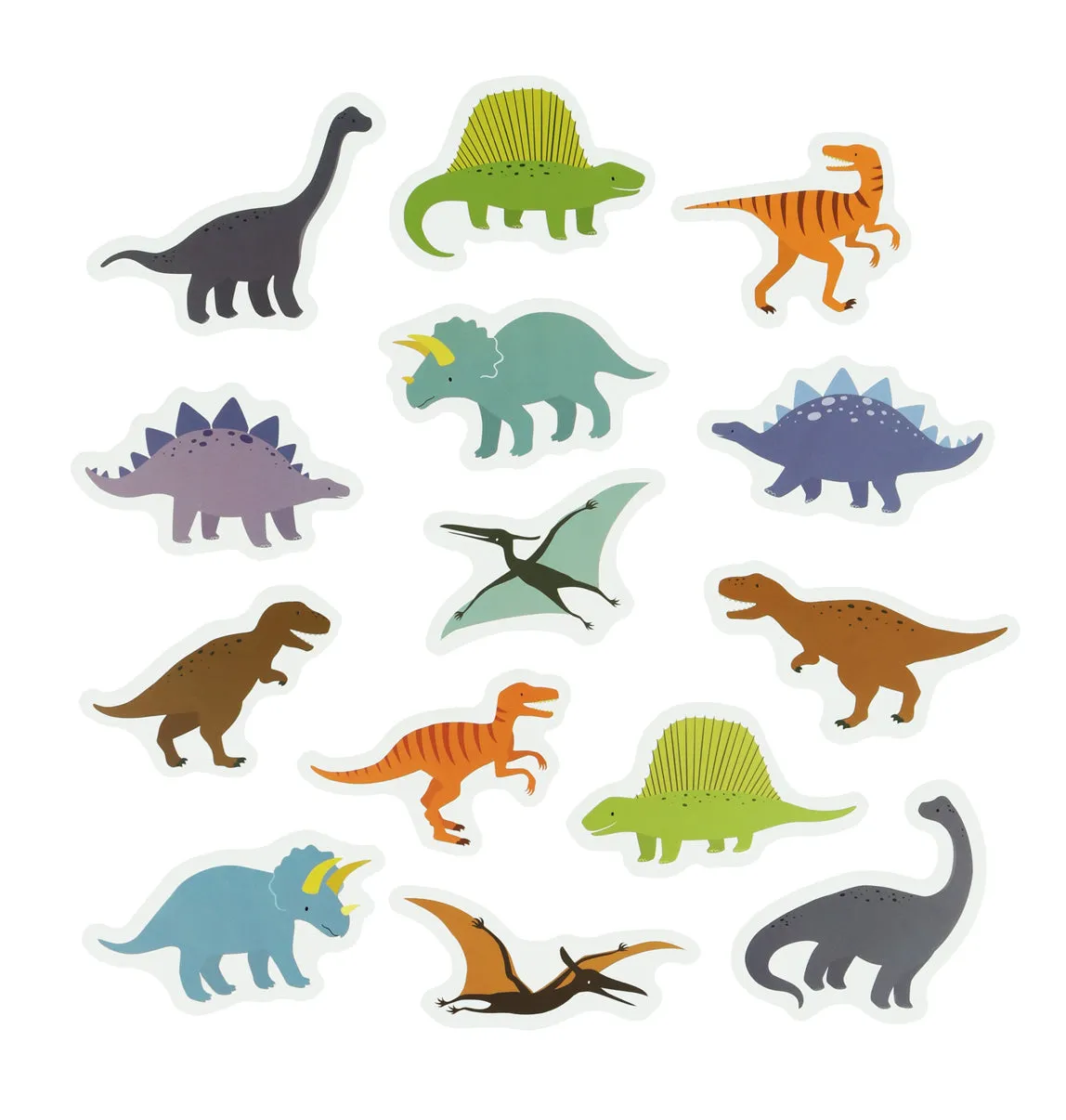 A Little Lovely Company Dinosaurussen badspeelgoed foam 14dlg