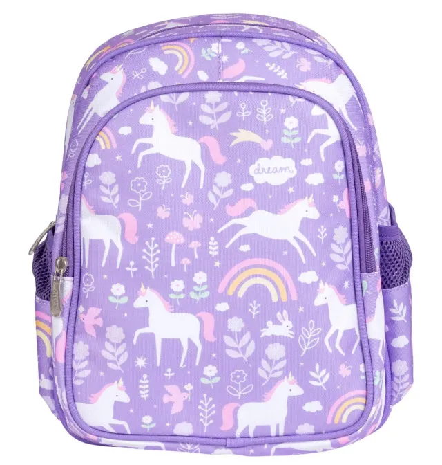 A Little Lovely Company Unicorn Dreams rugzak paars